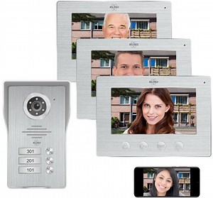 ELRO DV4000IP3 Wifi IP Video Deur Intercom kit │ 3 appartementen│ 1080P Full HD Camera... | bol