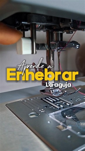 Cómo usar el ENHEBRADOR automático de tu MAQUINA DE COSER paso a paso