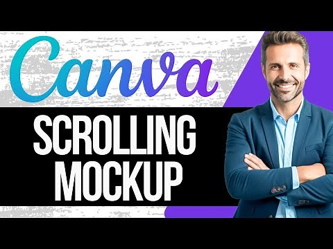 How to Create a Scrolling Website Mockup in Canva | Full Tutorial 2025