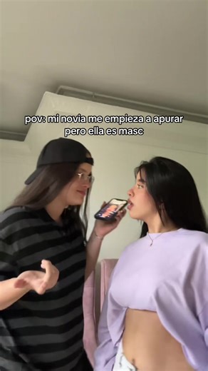 El apuro de mi novia en un momento gracioso