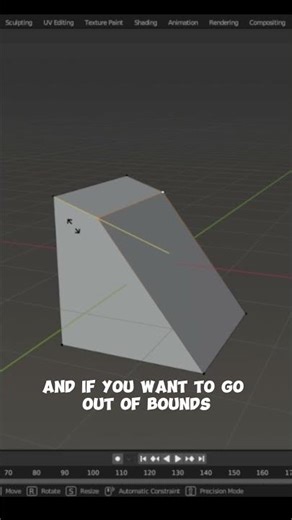 Move vertices on an edge #shorts