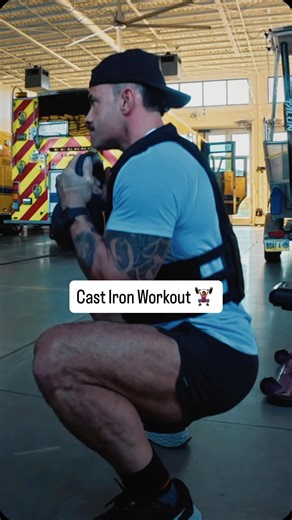 2.4K views · 46 reactions | Quick station HITT with some cast iron…...