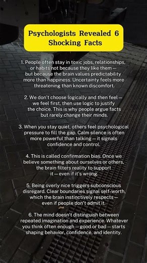 Top Psychologist Reveals 6 SHOCKING Facts About Human Behavior