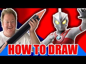 Draw ULTRAMAN | step by step