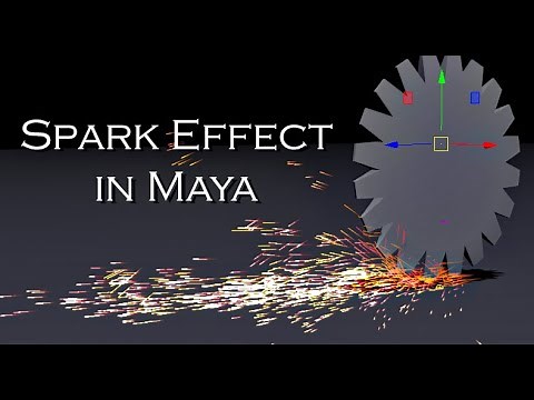 Maya Particles Tutorial: Spark Effect