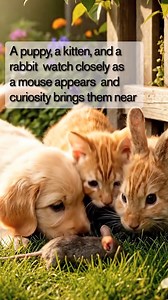 22K views · 342 reactions | A gentle moment of pure curiosity #puppy #kitten | Watermelon Sugar | Facebook