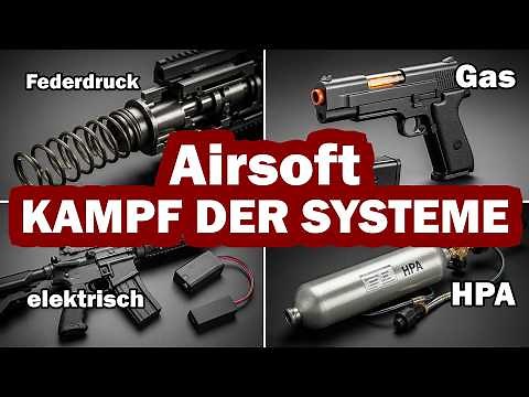 Airsoft power types compared: Spring-powered, gas, HPA & electric 🔫 Which is best for YOU?