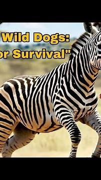 Zebra vs Wild Dogs: A Battle for Survival