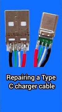 Fix a Broken Type-C Charging Cable in 2 Minutes! ⚡ (Works Like New!)"