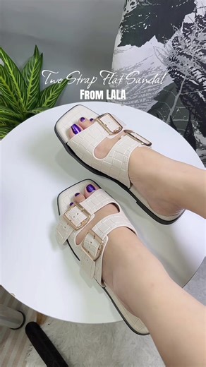 Affordable Two Strap Flat Sandals for Women
