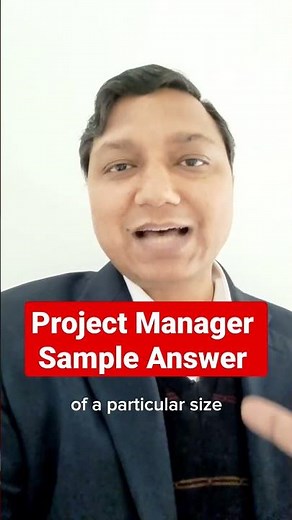 [ SAMPLE ANSWER ] project manager interview questions and answers I agile project manager interview