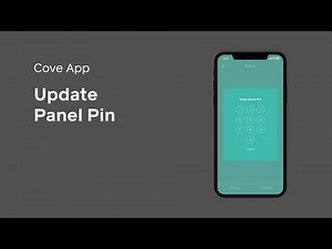 How to Update Panel Pin on App - Cove