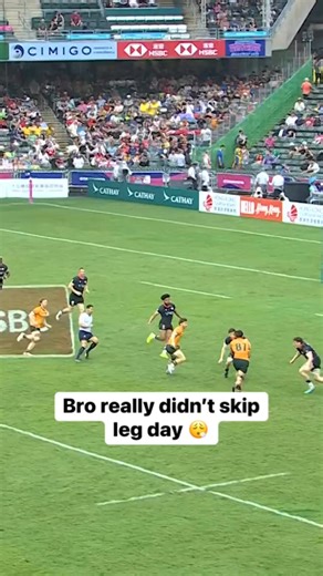 There was no stopping Michael Icely from that range 💪 #HSBCSVNS | #HSBCSVNSHKG | World Rugby Sevens