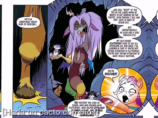 Análisis de Discord en MLP Gen 5 | Comic Fluttershy y Discord