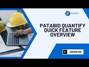 PataBid Quantify Quick Feature Overview