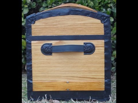 How to replace leather hadles on a trunk - Part 1 - Antique Trunks