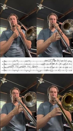 Jordu - Duke Jordan, Jazz Trombone Quartet Cover. Enjoy! #trombone #basstrombone #jazztrombone