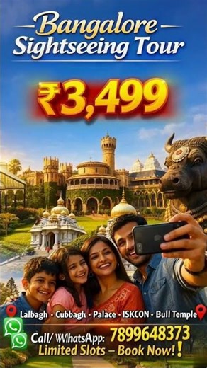 EXPERIENCE Bangalore's Most AMAZING City Sightseeing Spots!