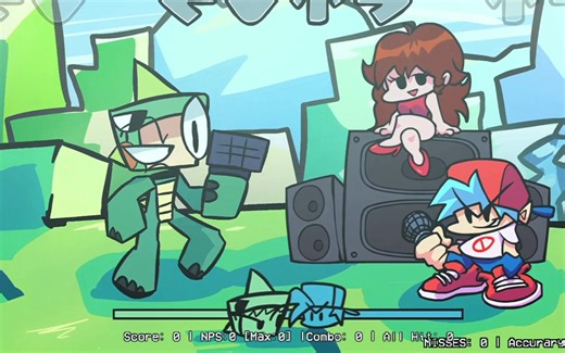 优质！神曲！FNF国人模组 迷你世界 全流程！