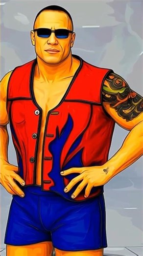 🔥 The Rock Drawing ✍️ | WWE Legend Sketch in 60s | #TheRock #WWE #Shorts