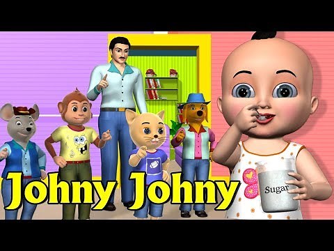Johny Johny Yes Papa Nursery Rhyme 1 | Kids' Songs | 3D Animation Rhymes For Children