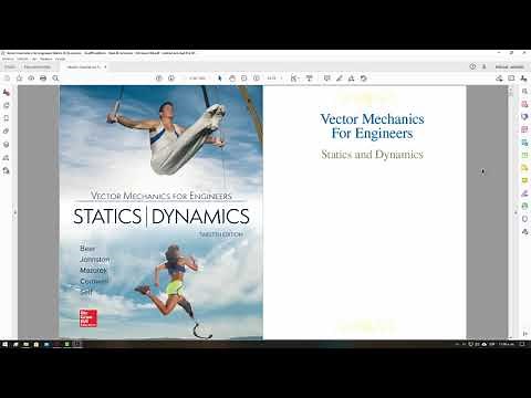 Vector Mechanics for Engineers Statics & Dynamics | Twelfth Edition | Beer & Johnston | McGraw Hill