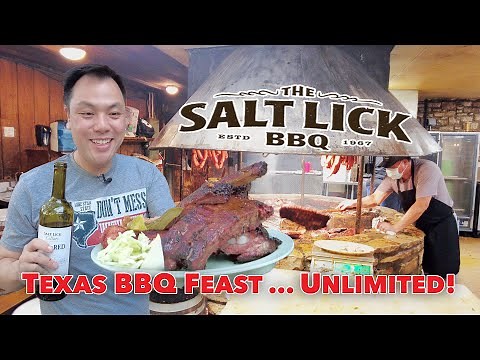 Legendary Texas BBQ | Unlimited Feast at The Salt Lick BBQ