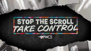 🎉 Congrats to Rutvi Devani, a junior at Patriot High School and The Governor's School @ Innovation Park! Rutvi was surprised as the winner of the cell phone policy slogan contest with her slogan, "Stop the Scroll, Take Control," which will be displayed in all middle and high schools in PWCS. The slogan contest supports the new bell-to-bell cell phone policy which takes effect for the 2025-26 school year to boost student focus and engagement by limiting cell phone usage during school hours. | Pr