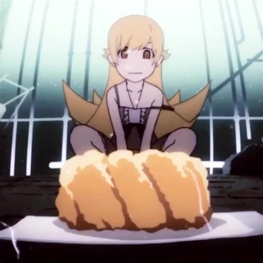 the queen of donuts🍩#oshinoshinobu #monogatariseries #bakemonogatari #araragikoyomi #shinobuoshino