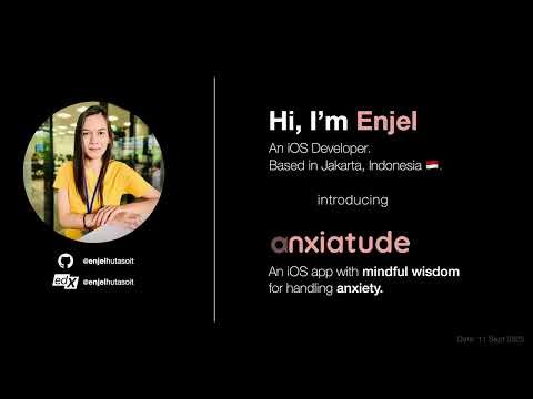 Anxiatude: A Mindful iOS App for Managing Anxiety | CS50 Final Project
