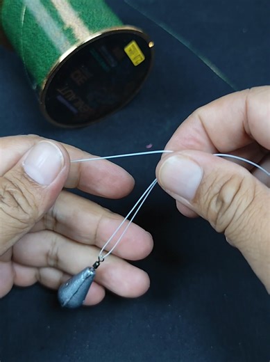 Simple Method to Tie a Fishing Sinker