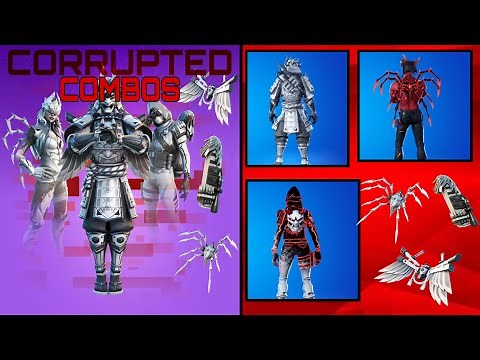 BEST CORRUPTED LEGENDS COMBOS IN FORTNITE | Corrupted Shogun, Arachne & Insight Overview & Combos
