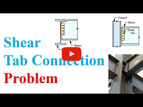 Shear Tab Connection : Problems