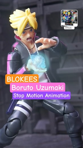 Blokees Uzumaki Boruto Stop Motion Animation #blokees