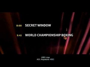 HBO Tonight Bumper from January 29, 2005