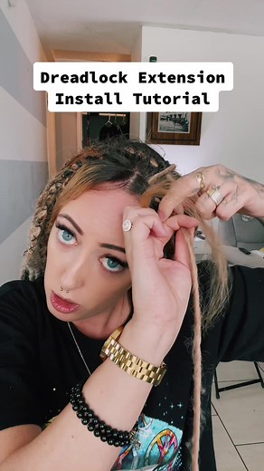 Dreadlock Extension Install Tutorial Step-by-Step Guide