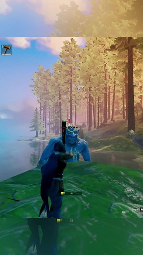 One-Shotting a Troll in Valheim Gameplay