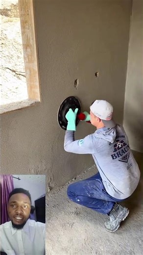 Automatic plaster machine r #fypシ゚viral #construction #constructionprocess