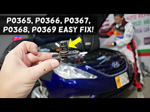 HYUNDAI SONATA CODE P0365 P0366 P0367 P0368 P0369 ENGINE LIGHT ON