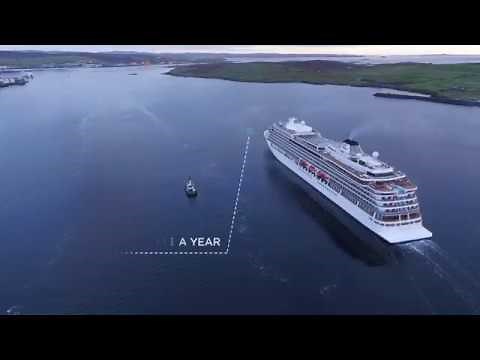 Lerwick Harbour fly-through, Shetland Islands