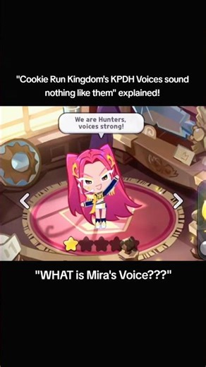 Cookie Run Kingdom's Mira Cookie voice is insane!? 😭 #crk #crkingdom #cookierunkingdom #shorts