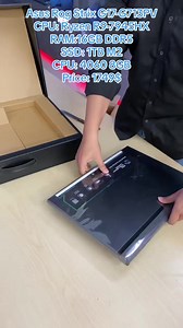 Asus Rog Strix G17-G713PV ថ្មីប្រអប់  CPU: Ryzen R9-7945HX RAM:16GB...