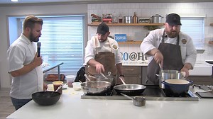 8.7K views · 81 reactions | Chef Devan Giddix of Bourbon House cooking up Grits and Grillades de Mer! Tune in to Louisiana Seafood Promotion and Marketing Board 's page on October 28th at 7:00pm for when we crown our next King or Queen of Louisiana Seafood LIVE! #LASCOatHOME #OnlyLouisiana #LouisianaSeafood #flounder #brunch | Louisiana Seafood Promotion and Marketing Board | Facebook