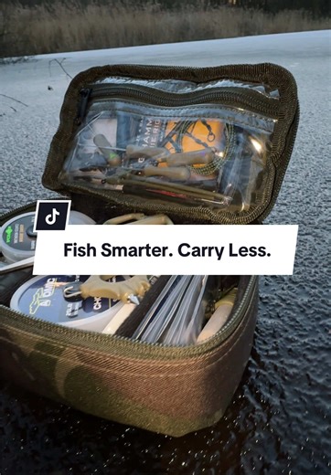 Most anglers carry way more tackle than they actually use. The ESP Camo Tackle Safe is built for fishing smarter — compact, fully customisable, and set up so your terminal tackle is exactly where you want it. No rummaging, no overpacking, no wasted time on the bank. Available in Small or Large, it’s ideal for day sessions, stalking, or staying mobile without sacrificing organisation. Once your kit’s dialled like this, everything else feels messy. If your tackle box is slowing you down, this fixe