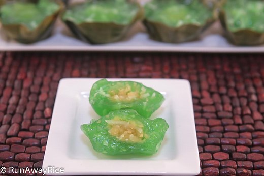 Tapioca and Mung Bean Cake (Banh Xu Xe / Banh Phu The)