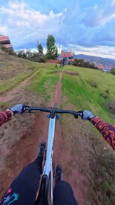 Evening rip down the local Cusco jump with a pretty rad view looking down at the city the entire way!🤘 . @xaviermtbguide @zanetti_pix @itsjosephdi | The Singletrack Sampler