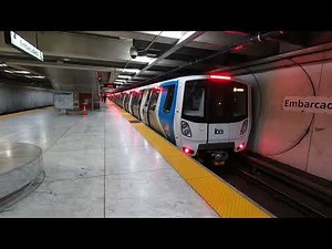BART: Embarcadero in December 2022 Scenes
