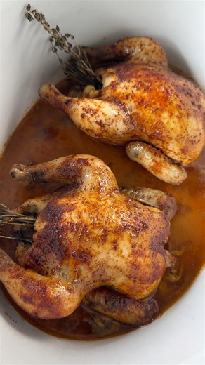 Cornish Hens made easy in the Crockpot. #crockpotrecipes | Stay Snatched - Easy and Indulging Recipes