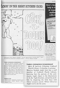 Maurice Sendak and the 'In the Night Kitchen' Kerfuffle