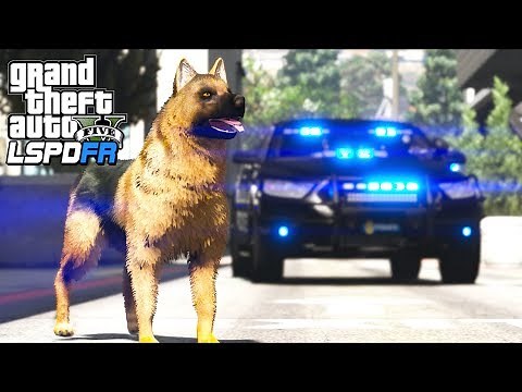 I Play As ACE, the K9 in GTA 5!! (FUNNY)